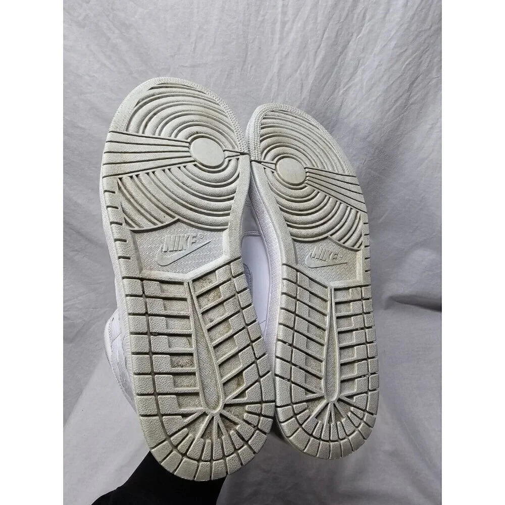 NIKE Jordan 1 high White Pure Platinum High Tops Mens Size 12 554724-108 - Picture 14 of 16